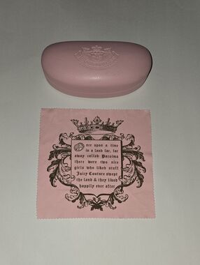 Juicy Couture Blush Pink Eyewear Case